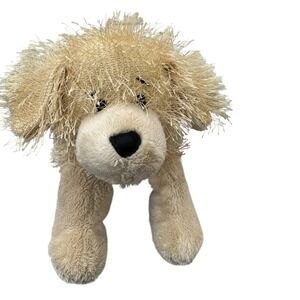 Webkinz Cuddles Plush Dog Shaggy Blonde Floppy Ears‎ Animal Toy